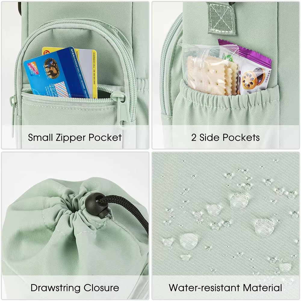 Everyday 40oz Insulated Water Bottle Carrier  Neoprene Crossbody Sling With Pocket 3