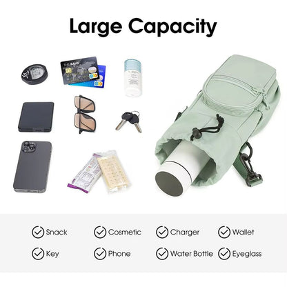 Everyday 40oz Insulated Water Bottle Carrier  Neoprene Crossbody Sling With Pocket 4