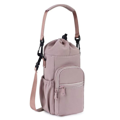 Everyday 40oz Insulated Water Bottle Carrier  Neoprene Crossbody Sling With Pocket 7