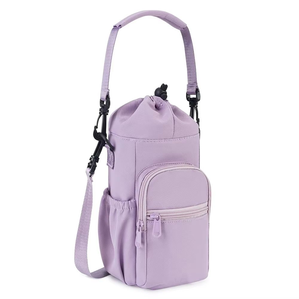 Everyday 40oz Insulated Water Bottle Carrier  Neoprene Crossbody Sling With Pocket 8