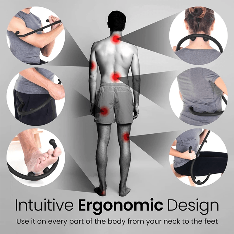 BackEase Trigger Point Self Massage Cane Deep Tissue Relief For Back Neck And Feet 2