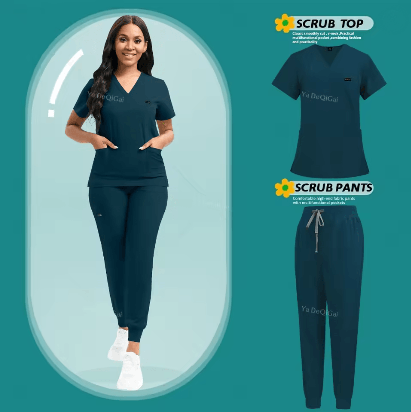 FlexCare Womens Stretch Jogger Scrub Set 7