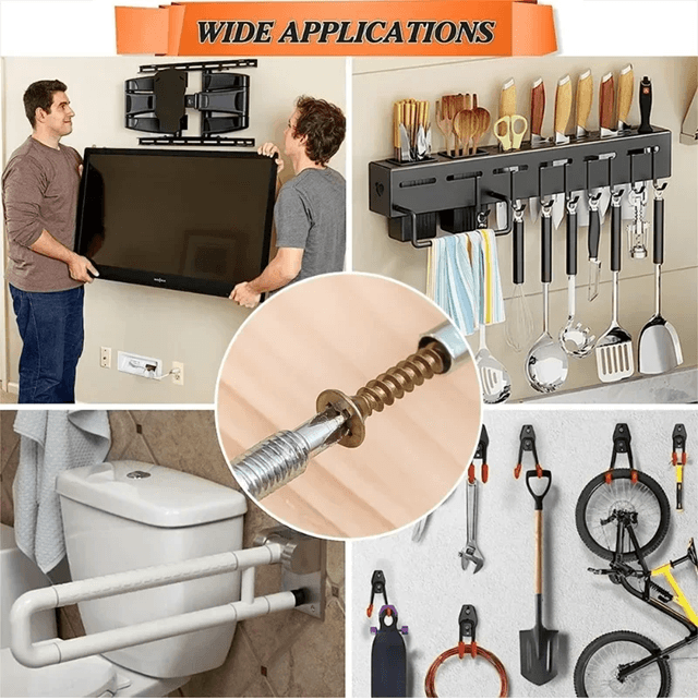 GripLock Metal Expansion Tube And Self Tapping Screw Anchor Set 2