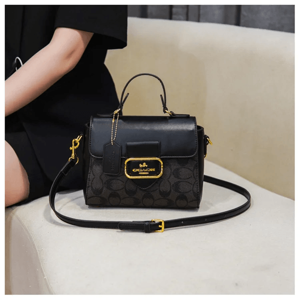 BelleChic French Retro Shoulder And Crossbody Tote Bag 2
