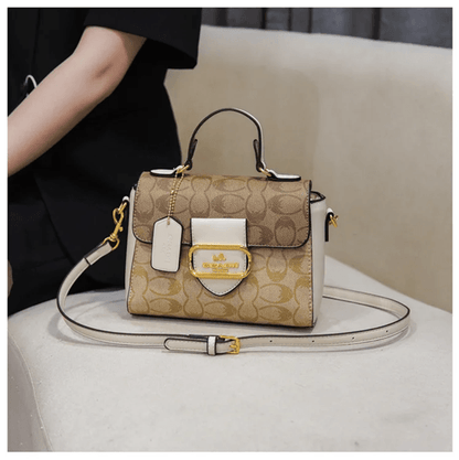 BelleChic French Retro Shoulder And Crossbody Tote Bag 4