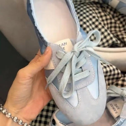 Women Ballet Flat Shoes Round Toe Breathable Mary Jane Strap 1