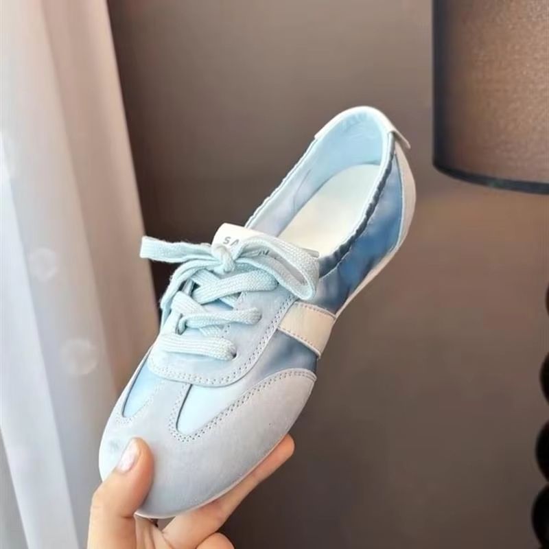 Women Ballet Flat Shoes Round Toe Breathable Mary Jane Strap 3