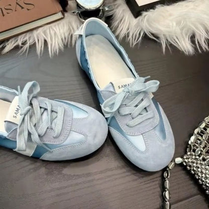 Women Ballet Flat Shoes Round Toe Breathable Mary Jane Strap 4