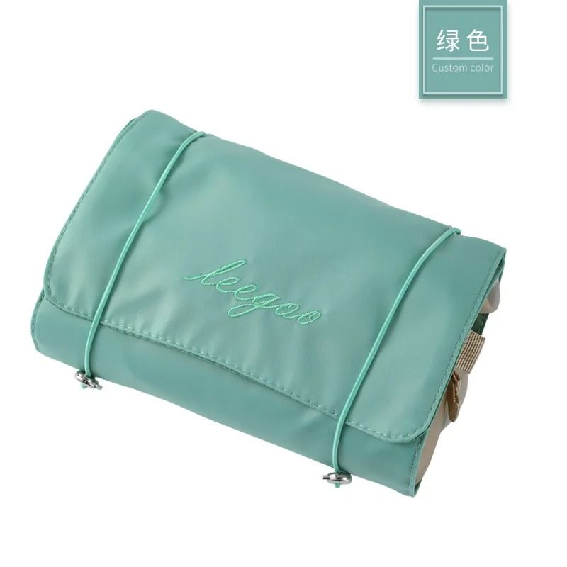 4in1 Detachable Mesh Travel Makeup Organizer Bag  RollUp Cosmetic Pouch 9