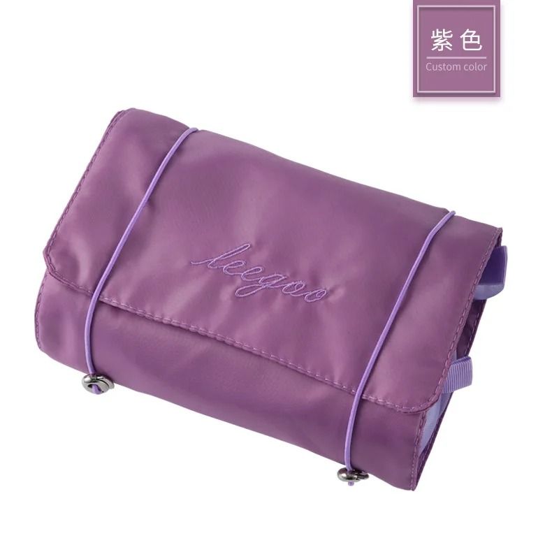 4in1 Detachable Mesh Travel Makeup Organizer Bag  RollUp Cosmetic Pouch 12