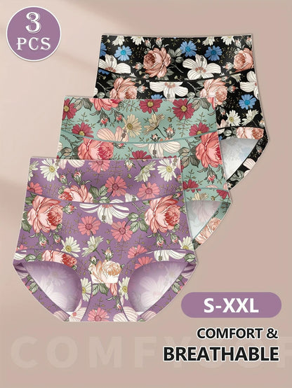 3 Pack High Waisted Tummy Control Panties With Hip Lifting Fit 2