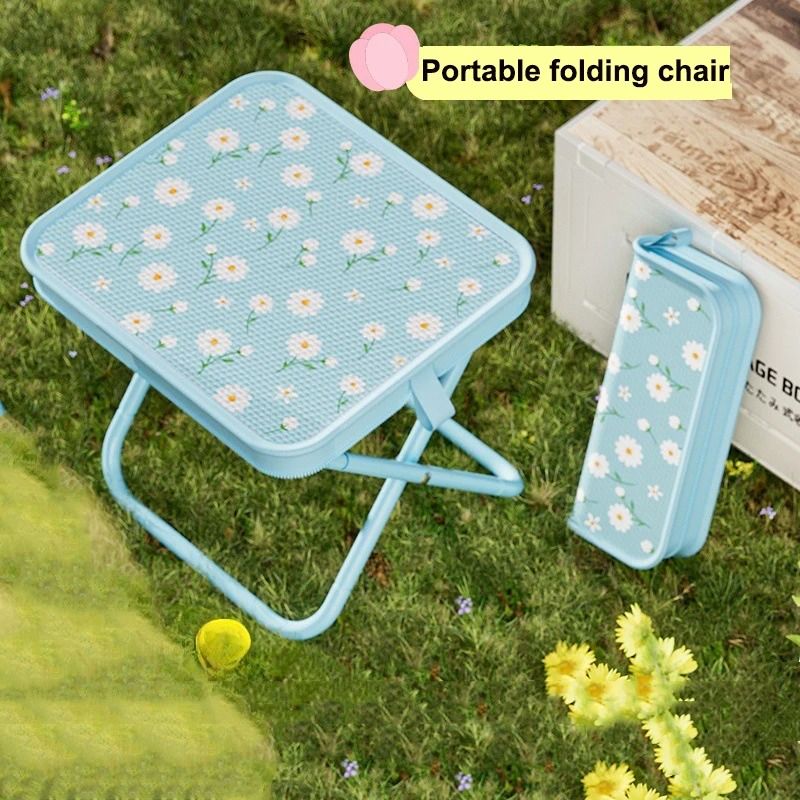 Portable Outdoor Folding Stool For Camping And Fishing 1