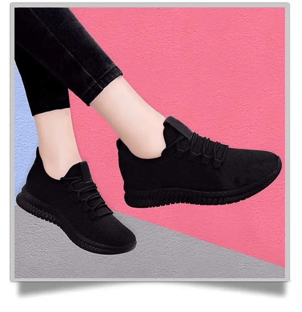 Urban Air Breathable Platform Sneakers For Women Stylish Non Slip Korean Style Casual Running Shoes 2