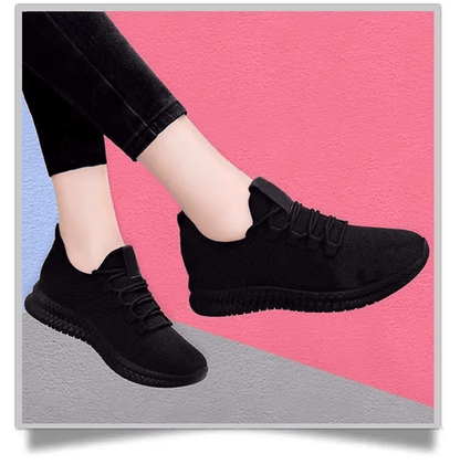 Urban Air Breathable Platform Sneakers For Women Stylish Non Slip Korean Style Casual Running Shoes 2