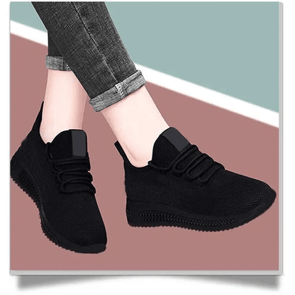 Urban Air Breathable Platform Sneakers For Women Stylish Non Slip Korean Style Casual Running Shoes 4