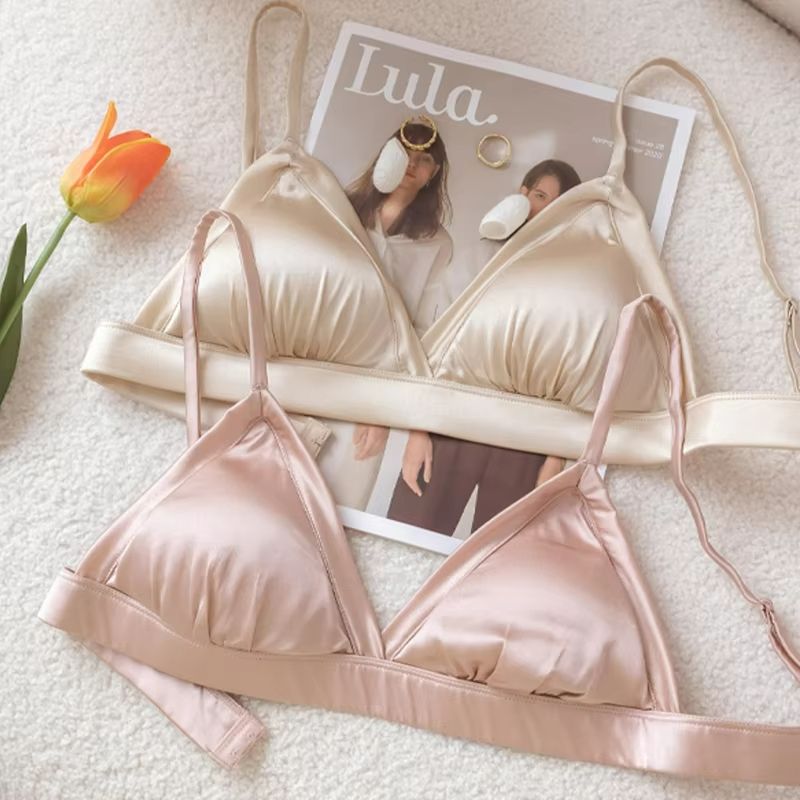 SilkSilky Mulberry Silk Wireless Bralette  Everyday Comfort  Elegance 2