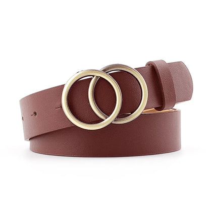 Snake Zebra Print Thin Horsehair Waist Belt For Women Luxury Designers Leopard Belt Leather Ring Bu 9