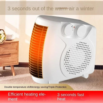 Portable Electric Heater Fan With Adjustable Warm Air Settings 3