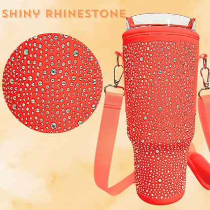 GlamGuard Rhinestone Lanyard Carrier For Stanley 40 Oz 9