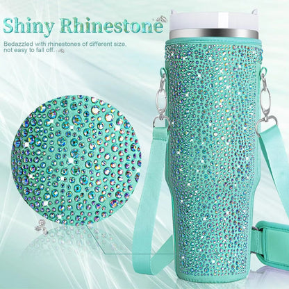 GlamGuard Rhinestone Lanyard Carrier For Stanley 40 Oz 8
