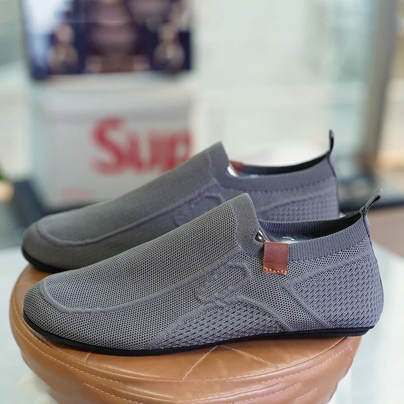 YRZL Lightweight Breathable Loafers For Men Summer Anti Slip Mesh Casual Driving And Walking Shoes 3