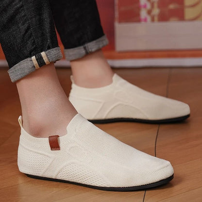 YRZL Lightweight Breathable Loafers For Men Summer Anti Slip Mesh Casual Driving And Walking Shoes 4