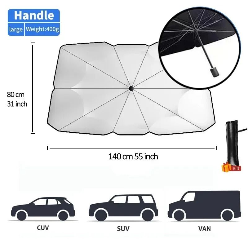Car Sunshade Windshield Umbrella 9