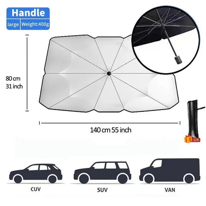 Car Sunshade Windshield Umbrella 9