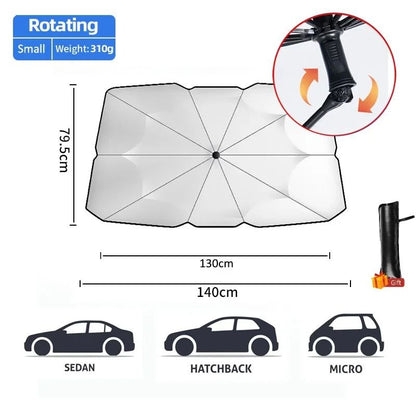 Car Sunshade Windshield Umbrella 7
