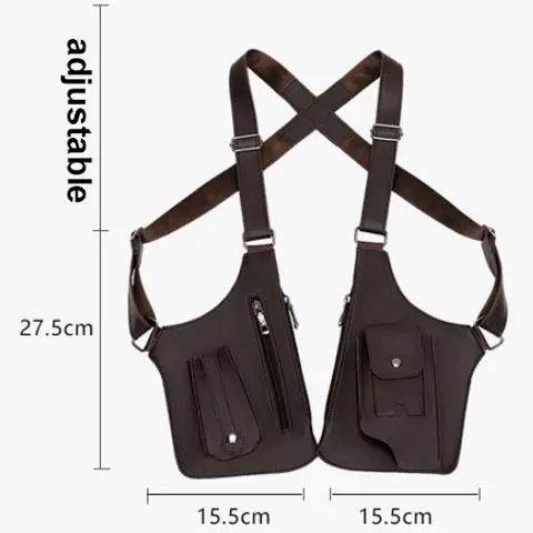 Medieval Leather Harness Holster Bag Hidden Anti Theft Phone Pouch 4
