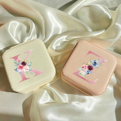 Elegant Jewelry Box for Bridesmaid Proposal Gift, Customised Jewelry Storage Box, Ring Box for Wedding Ceremony