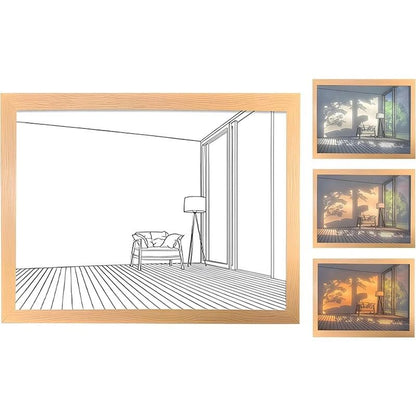 Decorative LED Light Painting USB Dimming Lamp 10