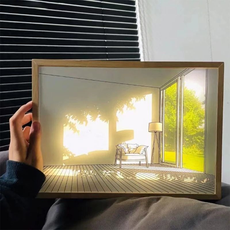 Decorative LED Light Painting USB Dimming Lamp 1
