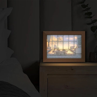 Decorative LED Light Painting USB Dimming Lamp 5