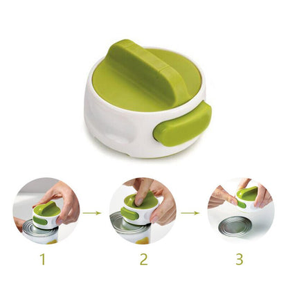 Compact Portable Manual Can Opener, Beer Can-Do Mini Kitchen Gadget Tool, Easy Twist Release Safety Stainless Steel