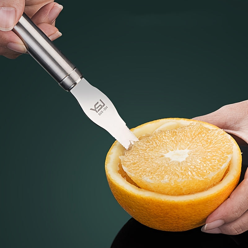 Stainless Steel Citrus Peeler 1pc, Lemon Peeler Easy Open, Vegetable Slicer, Fruit Tools, Kitchen Accessories Gadgets