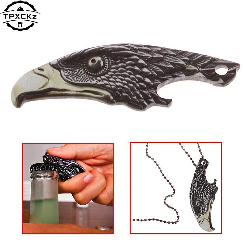 Portable Stainless Steel Beer Bottles Opener, Eagle Head Jars Lid Remover, Kitchen Tool and Bar Supplies Gadgets