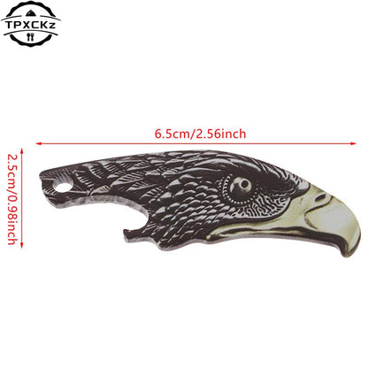 Portable Stainless Steel Beer Bottles Opener, Eagle Head Jars Lid Remover, Kitchen Tool and Bar Supplies Gadgets