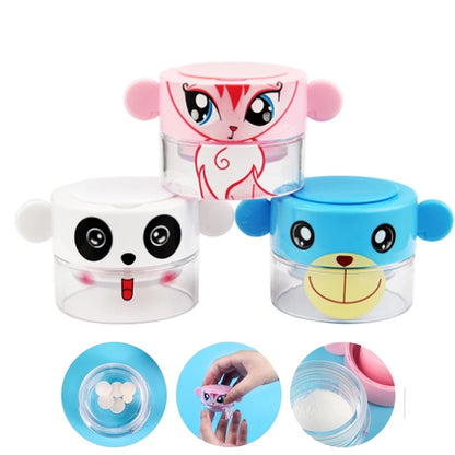 Cartoon Pill Grinder Pulverizer Portable Tablet Crusher Medicine Dispenser Storage Container 1