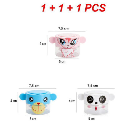 Cartoon Pill Grinder, Pulverizer, Portable Tablet Crusher, Medicine Dispenser Storage Container