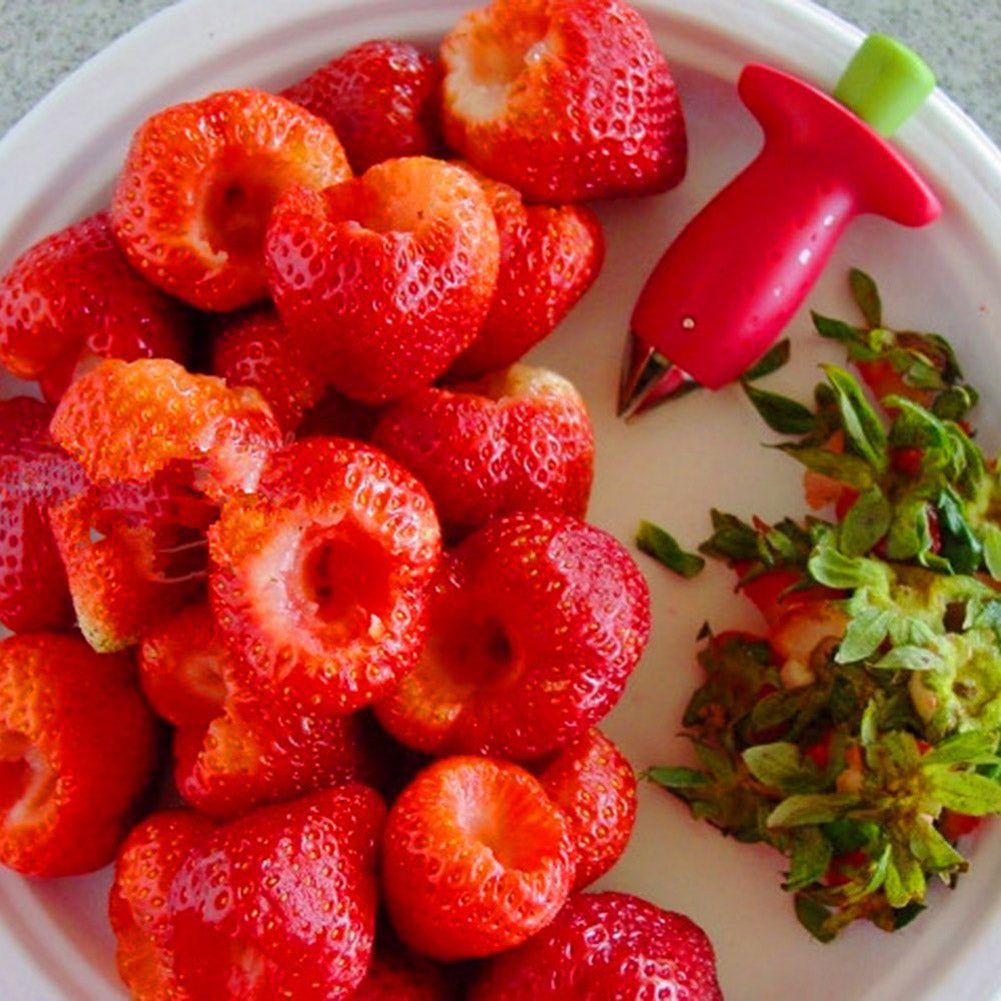 Strawberry Huller Pineapple Cutters, Tomato Stalks Remover Knife, Leaf Cleaner Kitchen Accessories Fruit Tool
