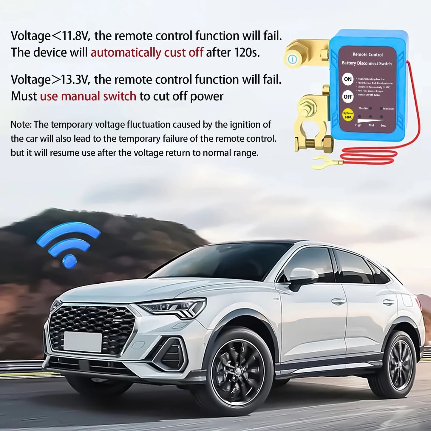 Remote Battery Disconnect Switch With Remote Control 4
