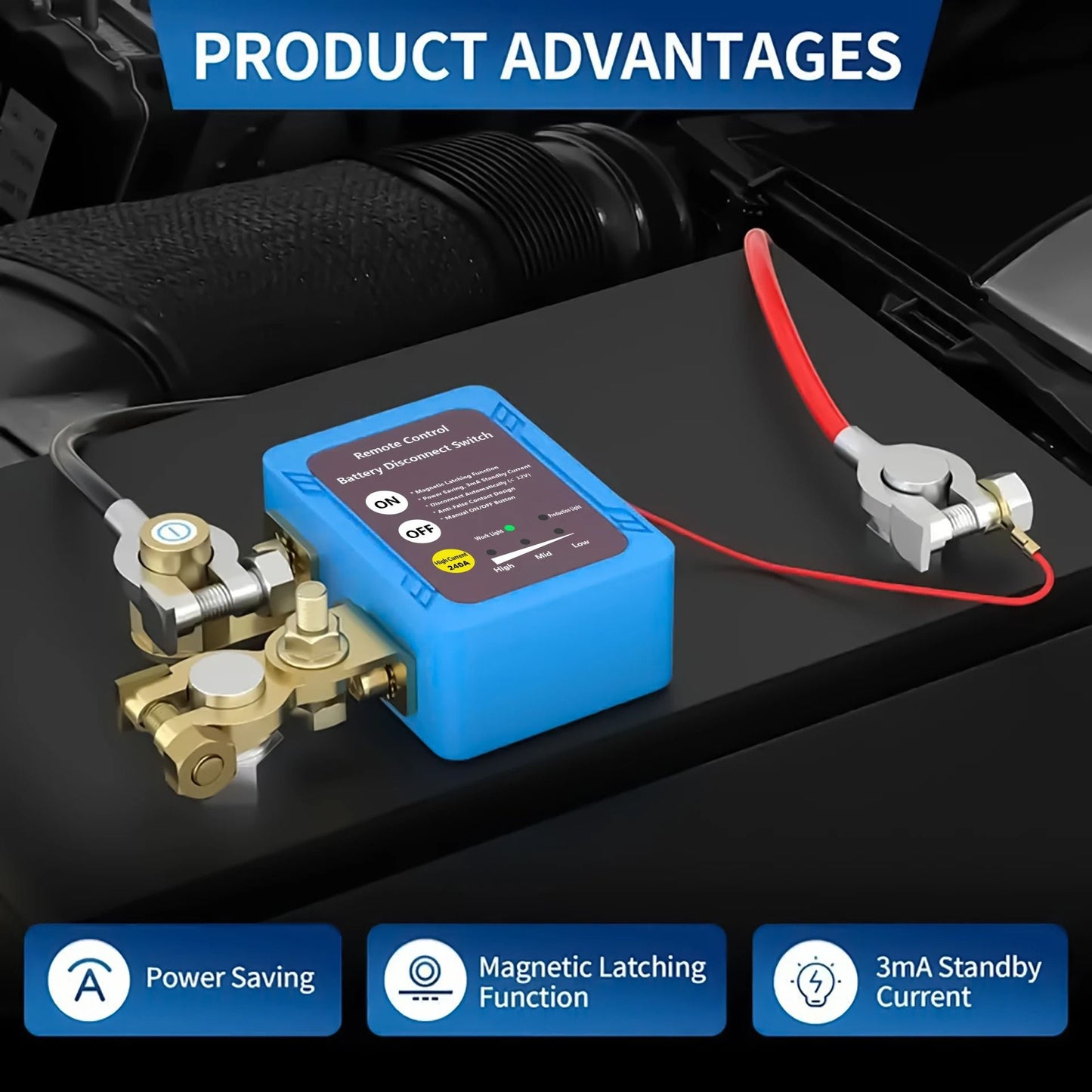 Remote Battery Disconnect Switch With Remote Control 5