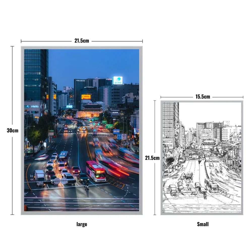 Seoul Night View LED Lamp 3D Cityscape Room Decor For Anime Inspired Homes 5