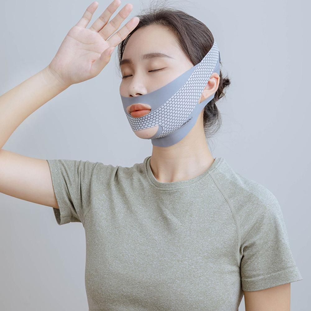 Chin Strap for Sleeping, Adjustable Face V Shaper, Jaw Exerciser, Double Chin Mask, Reusable V Face Lifting Strap