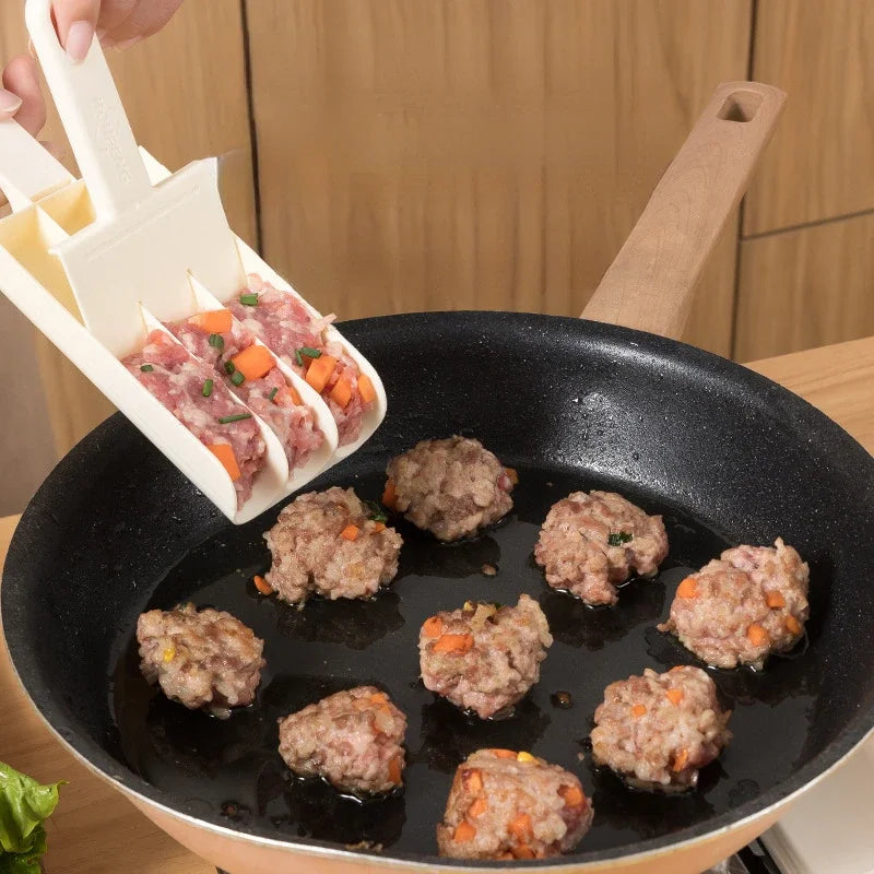 Plastic Meatball Maker Set, Beef Fish Meat Ball Mold Spoon, Kitchen Cooking Tools and Accessories