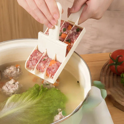Plastic Meatball Maker Set, Beef Fish Meat Ball Mold Spoon, Kitchen Cooking Tools and Accessories