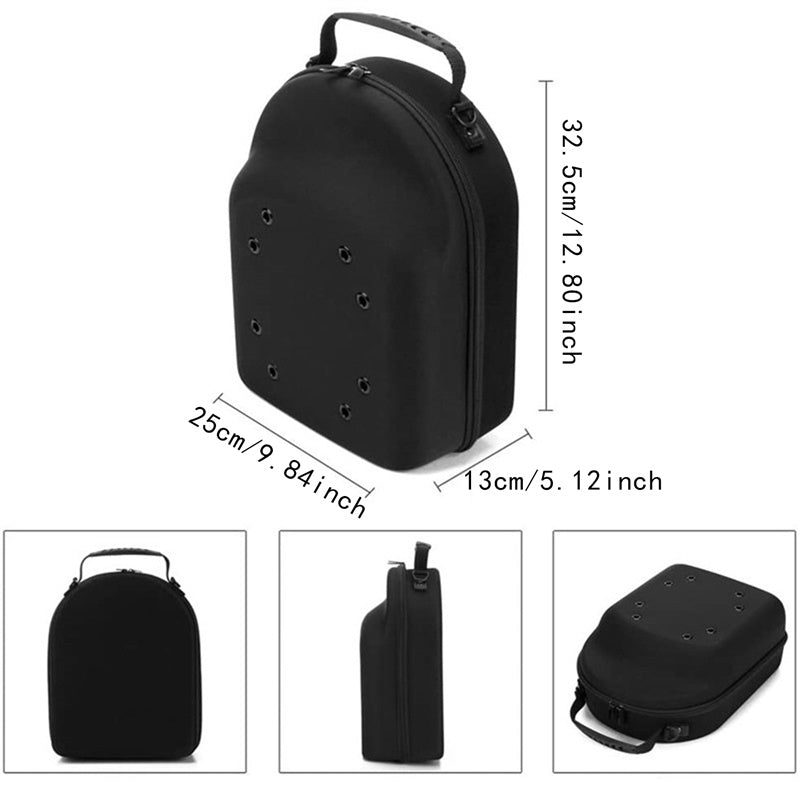 Hard Shell Hat Travel Case, Portable Outdoor Baseball Cap Carrier, Protective Storage Box for Caps with Handle