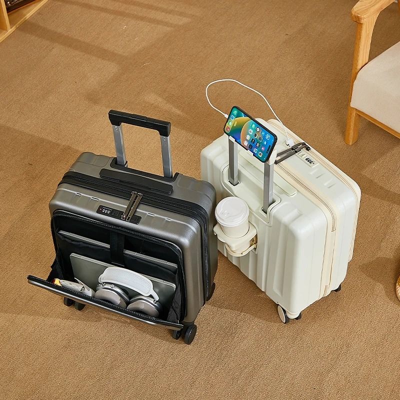 Lightweight 18 Inch Travel Suitcase With Large Capacity And Swivel Wheels 4