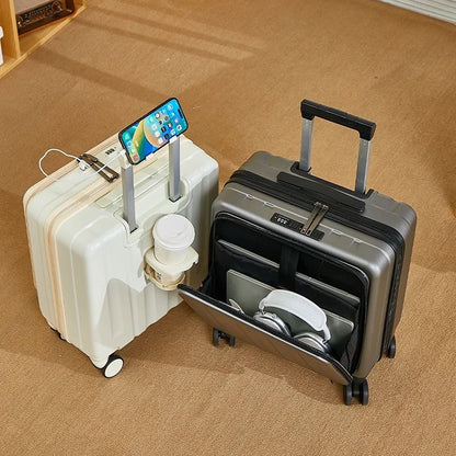 Lightweight 18 Inch Travel Suitcase With Large Capacity And Swivel Wheels 5